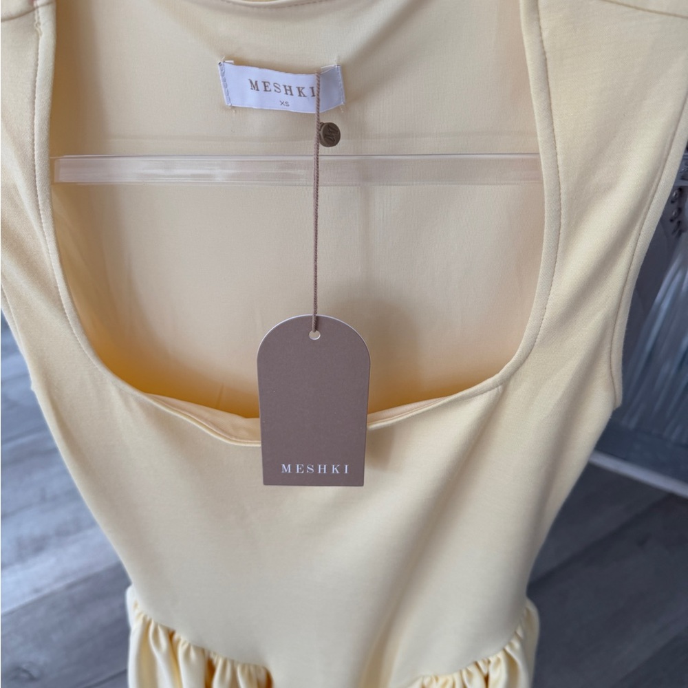 Meshki Yellow Mini Dress - Picture 4 of 4